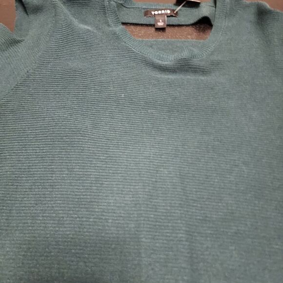 Torrid Emerald Green Cut Out Sweater Dress - Picture 4 of 8